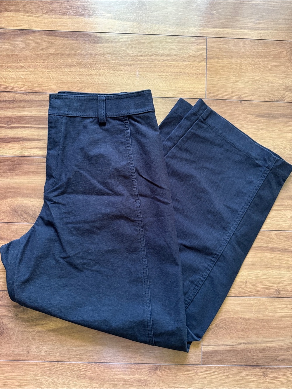 Uniqlo Black Jersey Barrel Pants L XL
